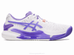 Asics gel resolución 9 arcilla blanco amatista rendimiento excepcional