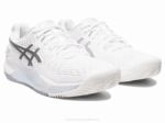 Asics Gel Resolución 9 Arcilla Blanco Plata Estilo y Rendimiento - Image 2