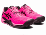 Asics Gel Resolución 9 Arcilla Rosa Intenso Negro para Tenis - Image 2