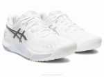 Asics Gel Resolución 9 Blanco Plata Rendimiento Superior - Image 2