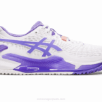 Asics gel resolución 9 oc blanco amatista estilo y confort