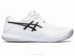 Asics gel resolución 9 zapatillas arcilla blanco negro