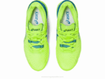 Asics Gel Resolución 9 Zapatillas Verde Peligro Azul Renacido - Image 6