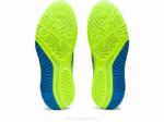 Asics Gel Resolución 9 Zapatillas Verde Peligro Azul Renacido - Image 7