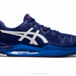 Asics gel resolución buceo azul y blanco 8 2LVJ1165