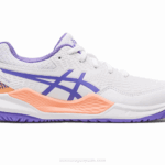 Asics gel resolución escolar blanco amatista para niños