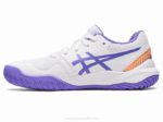 Asics gel resolución escolar blanco amatista para niños - Image 4
