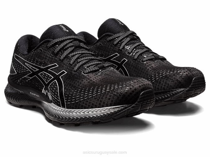 Asics Gel Saiun 2LVJ509 Zapatillas Negro Plata Rápidas y Confortables - Image 2