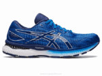 Asics Gel Saiun Zapatillas Azul Electrico y Blanco