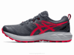 Asics Gel Sonoma 6 Zapatillas Gris y Rojo Eléctrico - Image 3