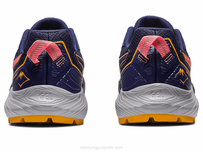 Asics Gel Sonoma 7 Zapatillas Azul Índigo Papaya Deportivas Comodas - Image 5