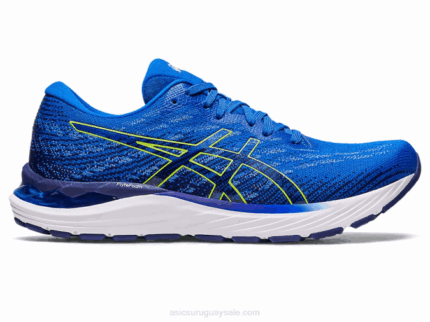 Asics Gel Stratus 3 Zapatillas Azul Eléctrico Amarillo Seguridad