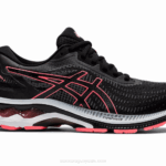 Asics gel superion 5 zapatillas negras coral ardiente