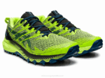 Asics Gel Trabuco 10 Zapatillas Peligro Verde Negro - Image 2