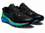 Asics Gel Trabuco 10 Zapatillas Trail Costa Negra Azul - Image 2