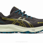 Asics Gel Trabuco 11 GTX Zapatillas de Trail Negro Amarillo Dorado