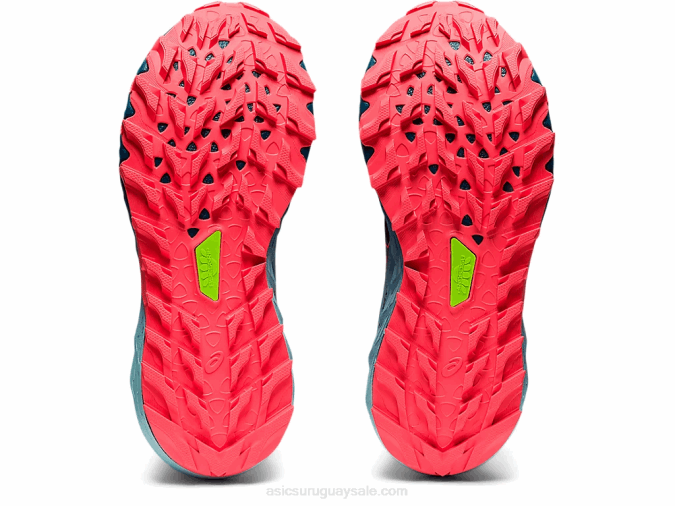 Asics Gel Trabuco 9 Zapatillas Negro Coral Ardiente Aventura - Image 7