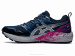 Asics Gel Trabuco Terra Zapatillas Azul Francés Plata Pura - Image 4