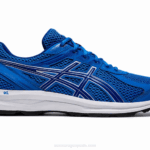 Asics gel trenza azul eléctrico y azul mónaco deportivas