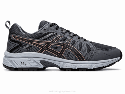Asics Gel Ventura 7 Zapatillas Gris Grafito Oro Rosa