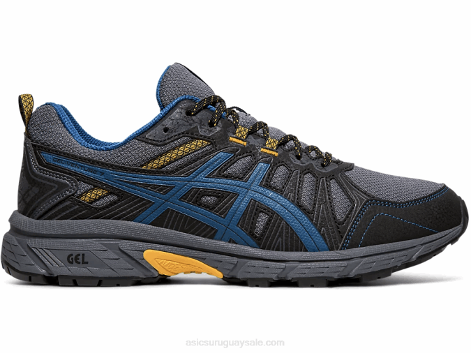 Asics Gel Ventura 7 Zapatillas Metrópolis Negro para Correr - Image 1