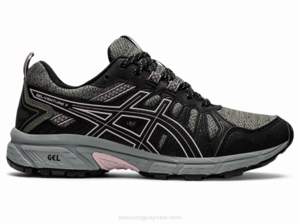 Asics gel-ventura 7 zapatillas verde liquen rosa cuenca