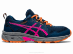 Asics gel-ventura 8 zapatillas escolares azul rosa brillante
