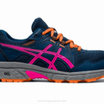Asics gel-ventura 8 zapatillas escolares azul rosa brillante