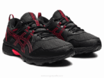 Asics Gel Ventura 8 Zapatillas Escuela Primaria Negro Rojo Eléctrico - Image 2