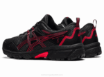 Asics Gel Ventura 8 Zapatillas Escuela Primaria Negro Rojo Eléctrico - Image 3