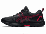 Asics Gel Ventura 8 Zapatillas Escuela Primaria Negro Rojo Eléctrico - Image 4