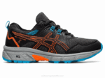 Asics gel-ventura 8 zapatos escolares negro naranja caléndula