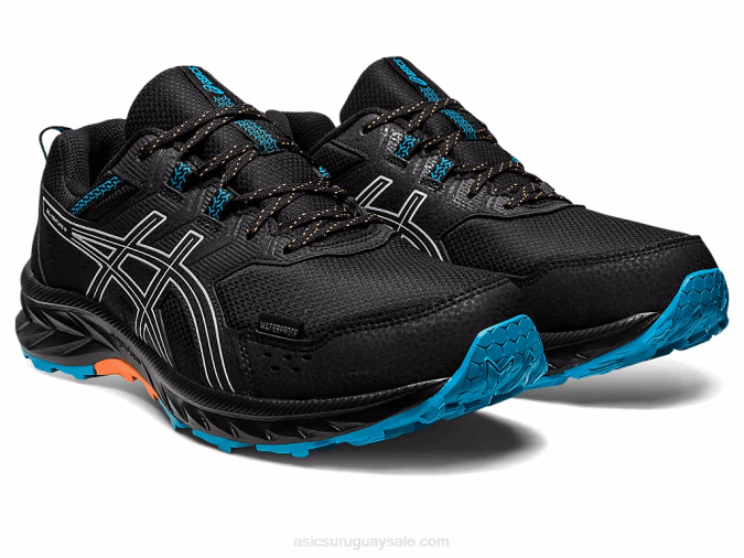 Asics Gel Ventura 9 Impermeable Negro Violeta Oscuro Avance Deportivo - Image 2