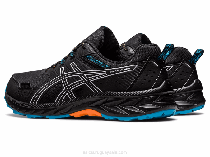 Asics Gel Ventura 9 Impermeable Negro Violeta Oscuro Avance Deportivo - Image 3