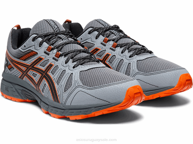 Asics Gel Venture 7 Extra Ancho Gris Habanero Aventura y Comodidad - Image 2