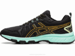 Asics Gel Venture 7 Zapatillas Anchas Negro Naranja Estilo Aventura - Image 4