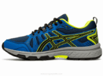 Asics gel-venture 7 zapatillas escolares negro amarillo seguridad - Image 4