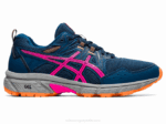 Asics gel-venture 8 ancho 2LVJ3919 azul rosa aventura cómoda