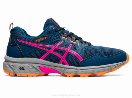 Asics gel-venture 8 ancho 2LVJ3919 azul rosa aventura cómoda