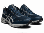 Asics Gel-Venture 8 Extra Ancho Azul Francés Plata Pura - Image 2