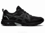 Asics Gel Venture 8 Extra Ancho Zapatillas Negras para Aventura