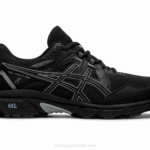 Asics Gel Venture 8 Extra Ancho Zapatillas Negras para Aventura