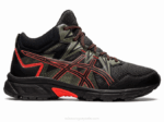 Asics gel-venture 8 mt negro y cereza para aventura