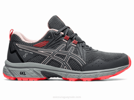 Asics Gel-Venture 8 Zapatillas Anchas Gris Melocotón Jengibre