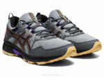 Asics Gel Venture 8 Zapatillas Anchas Gris y Rojo - Image 2