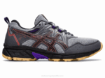 Asics Gel Venture 8 Zapatillas Anchas Gris y Rojo