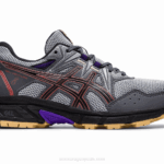 Asics Gel Venture 8 Zapatillas Anchas Gris y Rojo