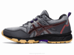 Asics Gel Venture 8 Zapatillas Anchas Gris y Rojo - Image 4