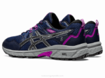 Asics Gel Venture 8 Zapatillas Anchas Medianoche Plata - Image 3