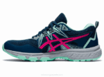 Asics Gel Venture 8 Zapatillas Azul Rosa Glo para Aventura - Image 4